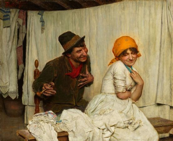 Беллей Гаэтано (Модена, 1857 - 1922) "L 'AVANCE"
    